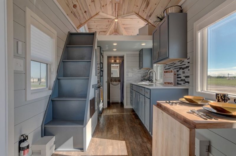 Fully Off-Grid K2 Tiny House on Wheels Features Double Dormer Lofts