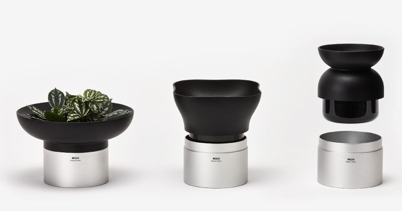 MOJU Modular Indoor Planters by Ponti Design Studio