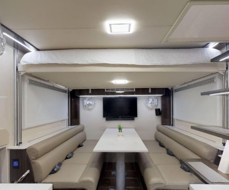 SLRV Commander 8x8 Two-Story Motorhome Gives Luxurious Off-Grid Living Experience