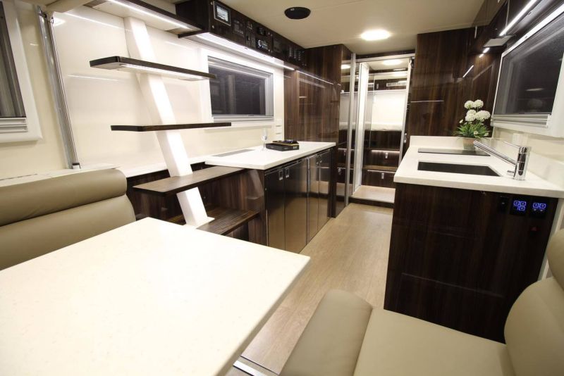 SLRV Commander 8x8 Two-Story Motorhome Gives Luxurious Off-Grid Living Experience