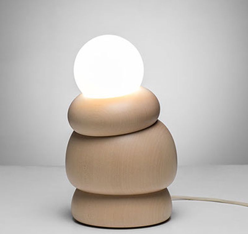 Studio Sein, Hermann Viehauser Create Posable Wooden Table Lamp