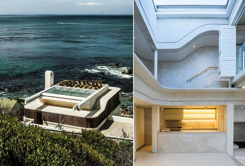 This Beach House in South Africa Features a Mechanized Glass Roof