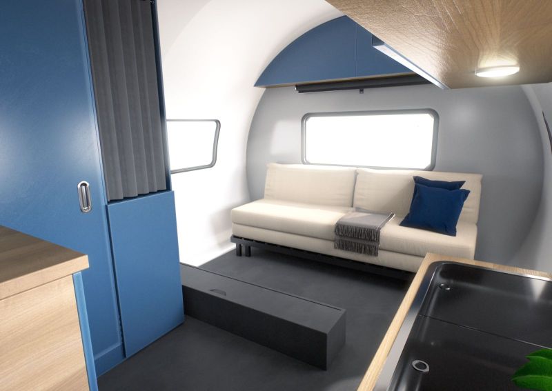 BeauEr 3X Caravan Expands Living Space Triple with Push of a Button 