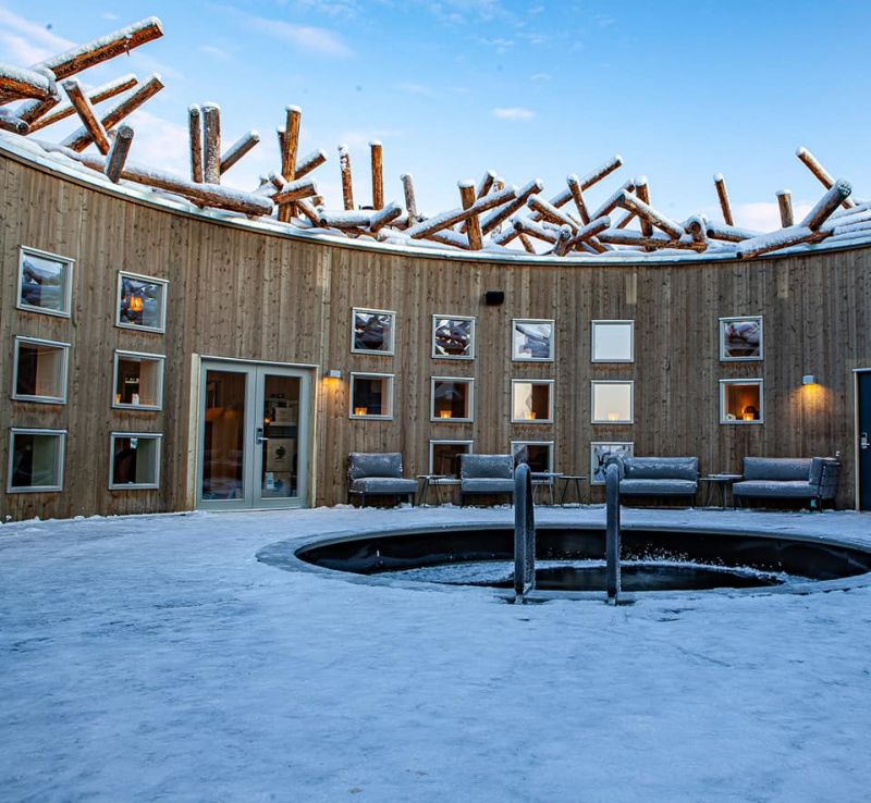 Floating Arctic Bath Hotel & Spa in Swedish Lapland in Now Open 