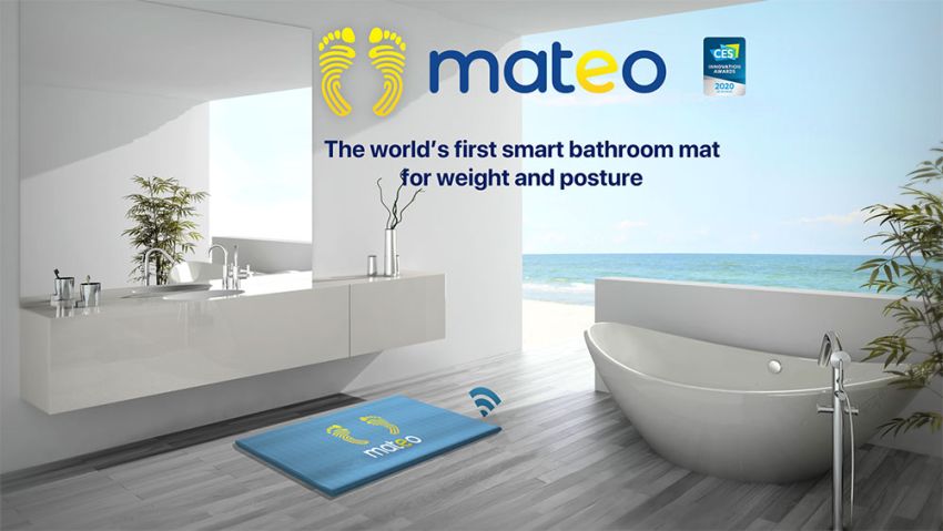 Mateo smart bathroom mat