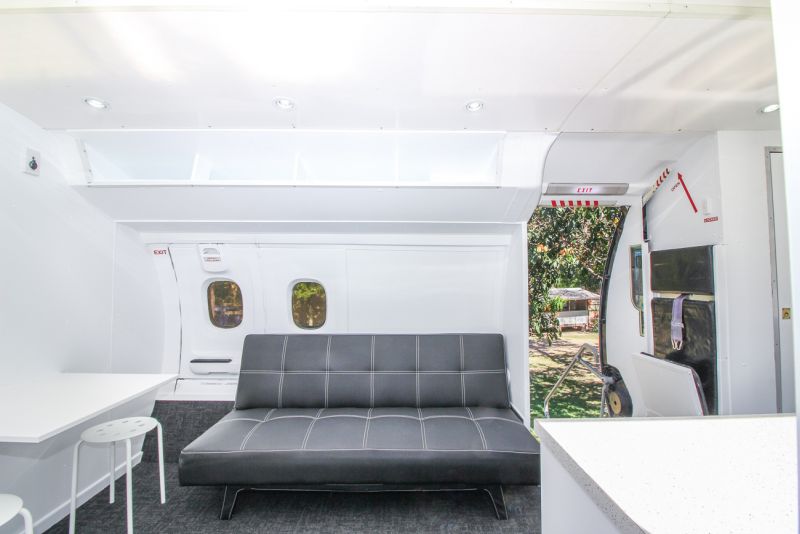 Tiny House Guys Makes Tiny House out of Airplane Parts 