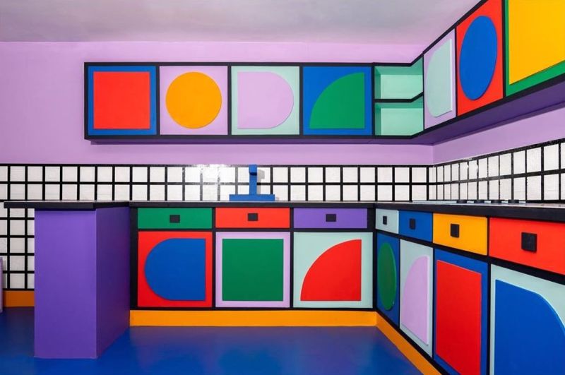 Camille Walala Designs Life-Sized House from 2M LEGO Tiles