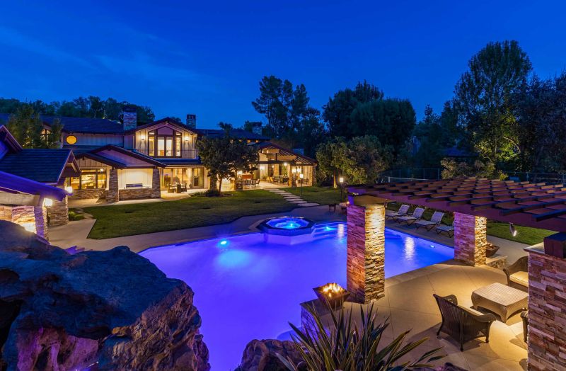 L.A. Mansion Boasts of a Star Wars-Themed Basement, Private Tennis Court & Orchard