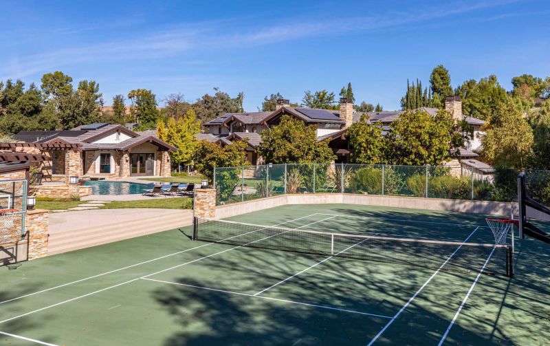 L.A. Mansion Boasts of a Star Wars-Themed Basement, Private Tennis Court & Orchard