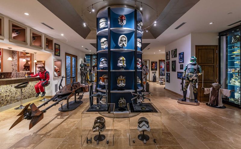 L.A. Mansion Boasts of a Star Wars-Themed Basement, Private Tennis Court & Orchard