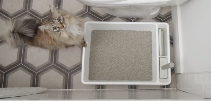 Minimalist Cove Litter Box Beautifully Blends Style and Functionality