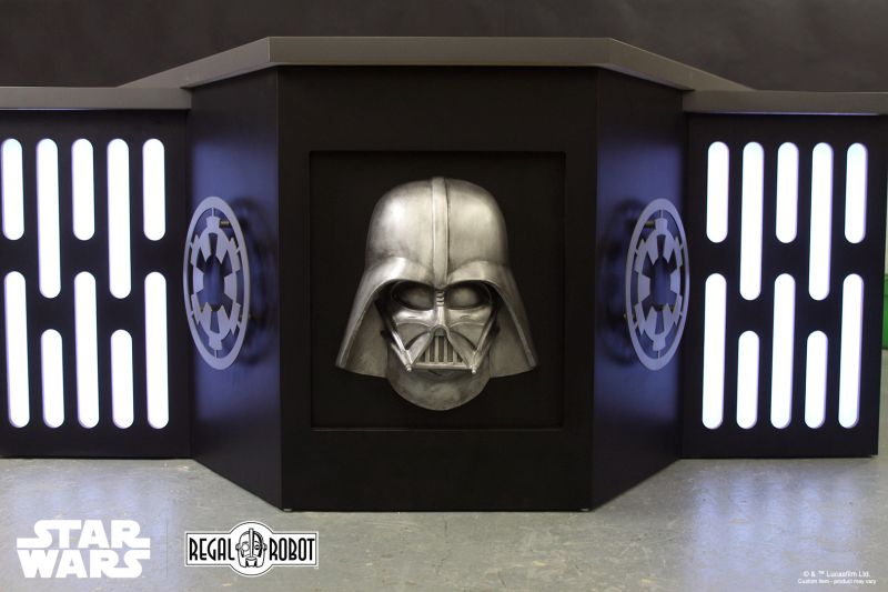 Regal Robot Custom-Builds Imperial-Themed Desk for a Star Wars Fan