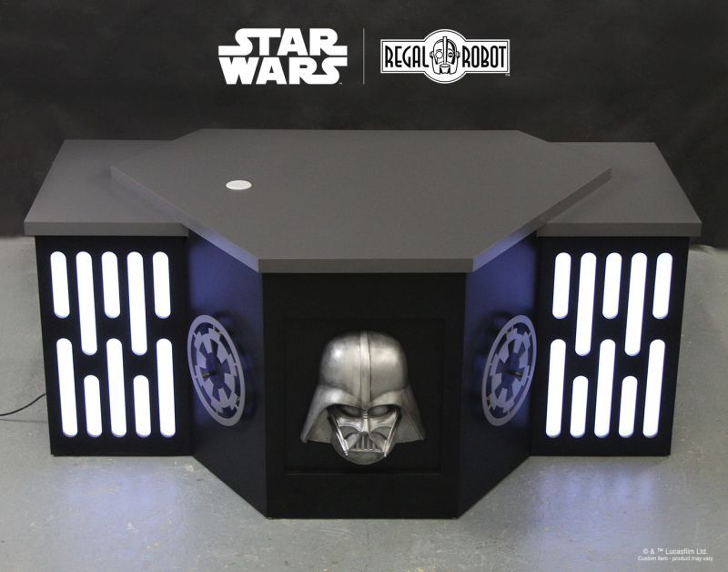 Regal Robot Custom-Builds Imperial-Themed Desk for a Star Wars Fan