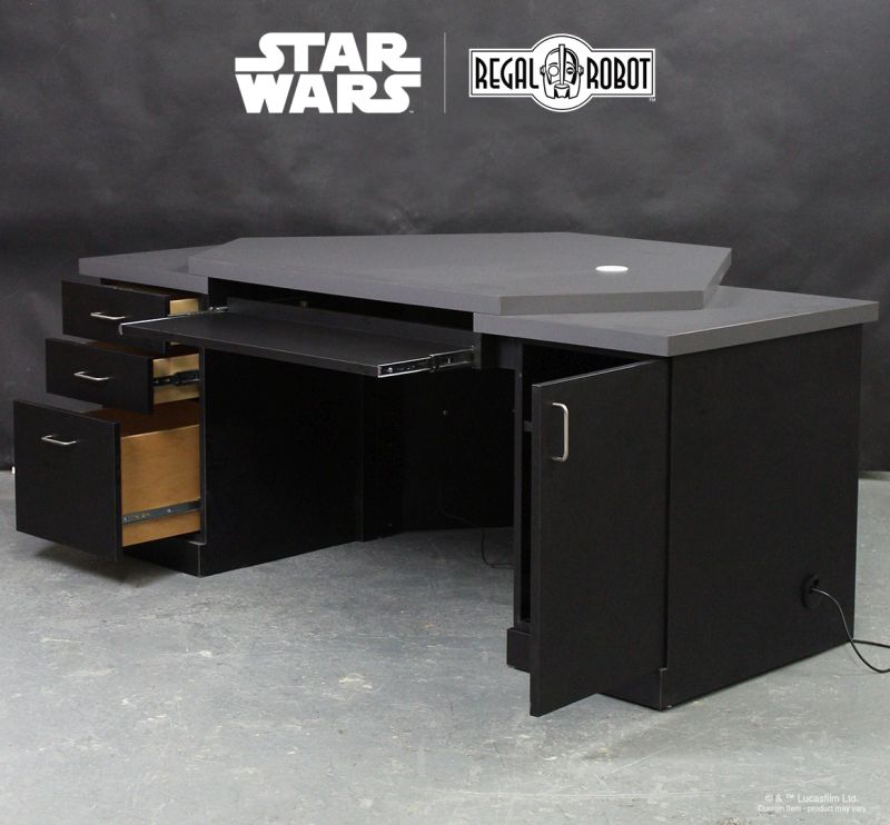 Regal Robot Custom-Builds Imperial-Themed Desk for a Star Wars Fan