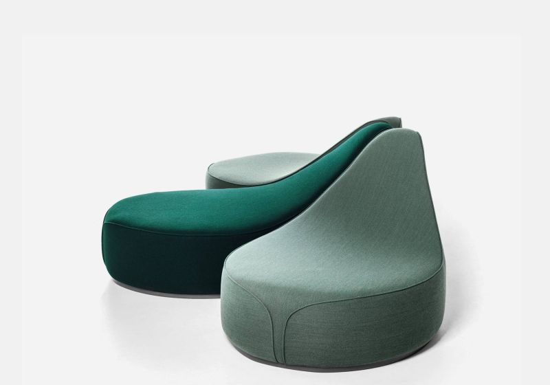 Waves Pouf Collection by Constance Guisset