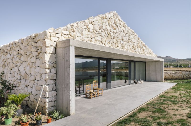 Casa Calixto: This Unique Nature-Inspired House in Spain is Clad in Stones 