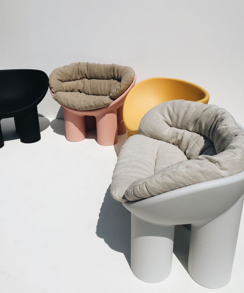 Faye Toogood Designs Roly Poly Armchair for Driade