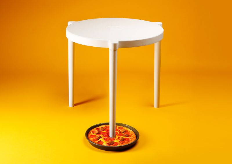 IKEA Creates SÄVA Pizza Table for Hon Kong Pizza Hut 