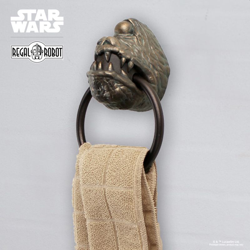 Regal Robot Creates Star Wars Inspired Jabba’s Dais Gargoyle Towel Ring